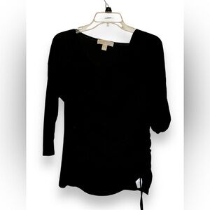 Michael Kors Black Off the shoulder top